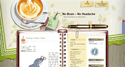 Desktop Screenshot of nobrain-noheadache.com