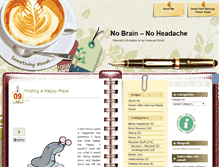 Tablet Screenshot of nobrain-noheadache.com